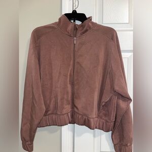 All in Motion Women's Tan Bomber Jacket